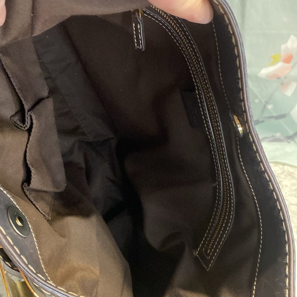 Gucci Queen Medium Hobo Handbag GG Brown Monogram Canvas/Leather - Picture 9 of 14